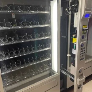 Alternative view of Crane Merchant 6 Snack Machine, model 181 - Used